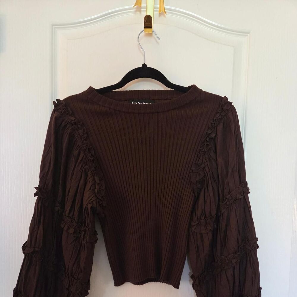 En-saison Women's Brown Shirt